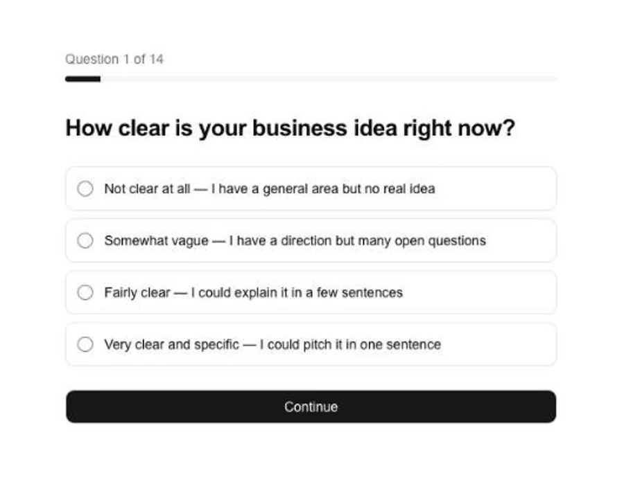Founder OS Assessment question